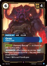 Ornn, Forge God #085/221