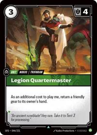Legion Quartermaster #044/221