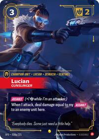 Lucian, Gunslinger (Alternate Art) #028a/221