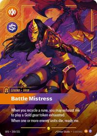 Sivir, Battle Mistress (Overnumbered) #250/221