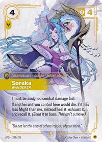 Soraka, Wanderer (Overnumbered) #239/221