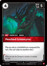 Perched Grimwyrm #015/221