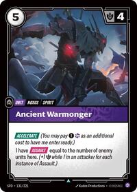 Ancient Warmonger #131/221