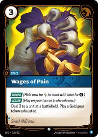 Wages of Pain #070/221