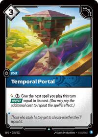 Temporal Portal #078/221