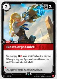 Blast Corps Cadet #013/221