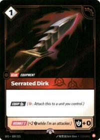 Serrated Dirk #009/221