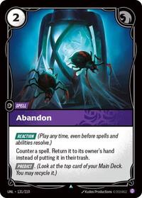 Abandon #131/219