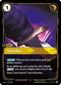Sacrifice #173/219