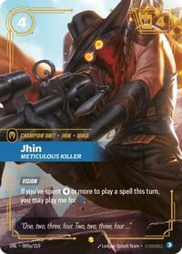 Jhin, Meticulous Killer (Alternate Art) #089a/219