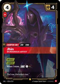 Jhin, Murderous Artist (Alternate Art) #022a/219