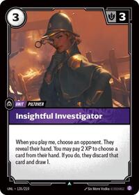 Insightful Investigator #135/219