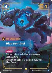 Blue Sentinel (Alternate Art) #087a/219