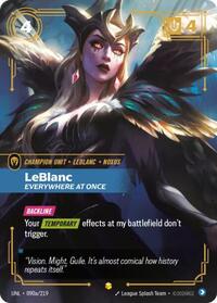 LeBlanc, Everywhere At Once (Alternate Art) #090a/219