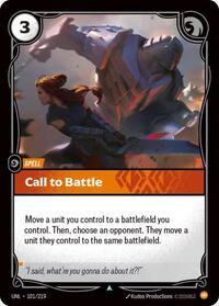 Call to Battle #101/219