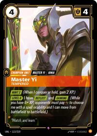 Master Yi, Tempered #113/219