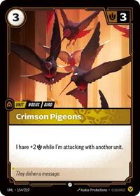 Crimson Pigeons #154/219