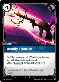 Deadly Flourish #073/219