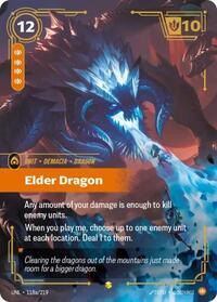 Elder Dragon (Alternate Art) #118a/219