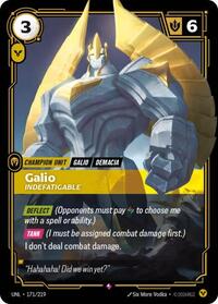 Galio, Indefatigable #171/219