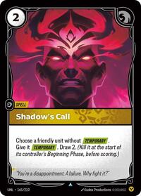 Shadow's Call #165/219