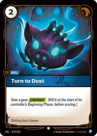 Turn to Dust #070/219