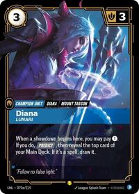 Diana, Lunari (Alternate Art) #079a/219