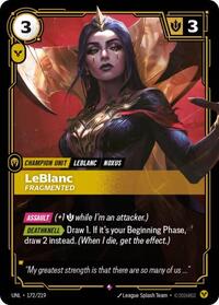 LeBlanc, Fragmented #172/219