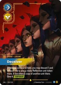 LeBlanc, Deceiver (Overnumbered) #235/219