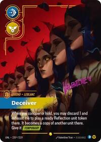 LeBlanc, Deceiver (Signature) #235*/219