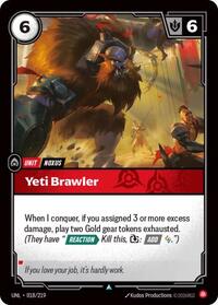 Yeti Brawler #018/219