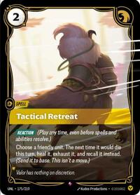 Tactical Retreat #175/219