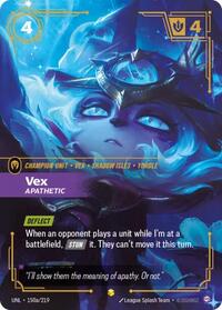 Vex, Apathetic (Alternate Art) #150a/219
