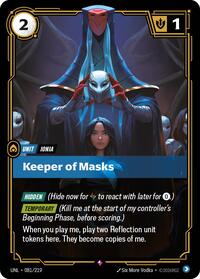 Keeper of Masks #081/219