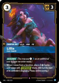 Lillia, Fae Fawn #082/219