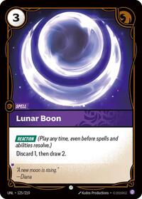 Lunar Boon #125/219