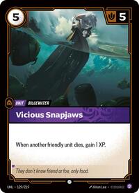 Vicious Snapjaws #129/219