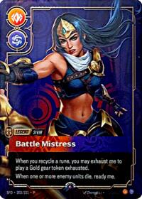 Sivir, Battle Mistress (Metal) (Prize Wall) #203/221