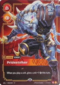 Rengar, Pridestalker (Metal) (Prize Wall) #183/219