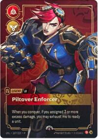 Vi, Piltover Enforcer (Metal) (Prize Wall) #187/219