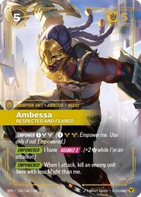 Ambessa, Respected and Feared #136/166