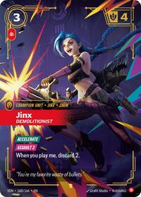 Jinx, Demolitionist (Overnumbered) #168/166
