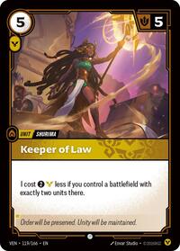 Keeper of Law #119/166