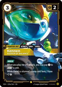 Kennen, Keeper of Balance (Alternate Art) #135a/166