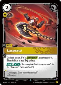 Lacerate #127/166