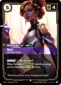 Mel, Defiant Soul (Alternate Art) #110a/166