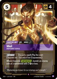 Mel, Defiant Soul #110/166
