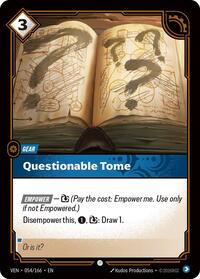 Questionable Tome #054/166