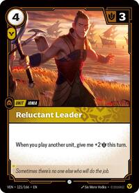 Reluctant Leader #121/166