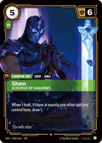 Shen, Scourge of Shadows #042/166